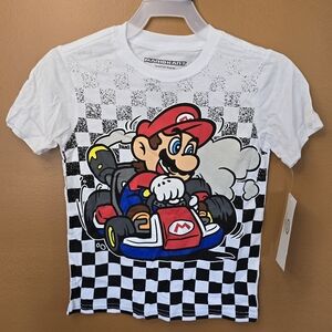 Mario Kart Boys Graphic tee shirt